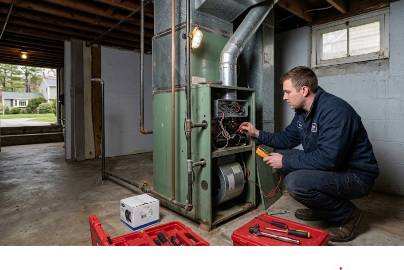 professional furnace repair in millis, ma